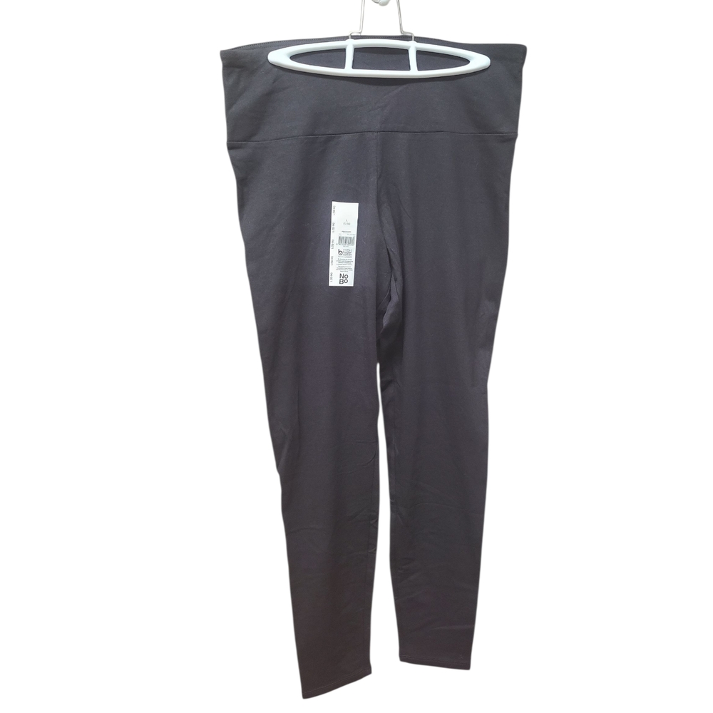 No Boundaries Womens Black Stretchy Ankle High Rise Leggings Large NWT